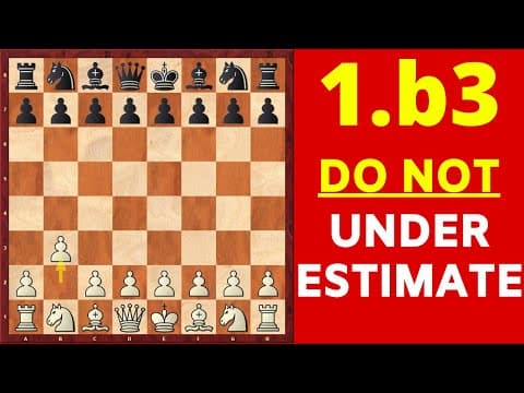 1.b3 Chess Opening for White (More POWERFUL Than You Think!)