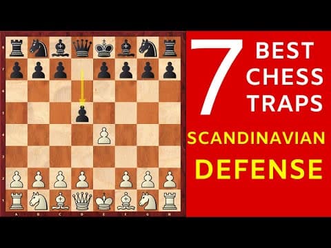 7 Best Chess Opening Traps in the Scandinavian Defense