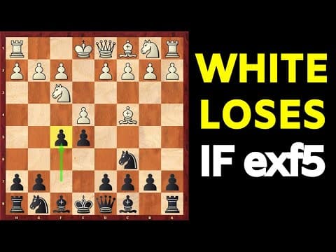 BEST Chess Opening to Crush 1.e4  – The Rousseau Gambit – Every Move is a Trap!