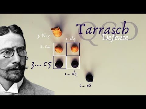 Tarrasch Defense Opening Theory